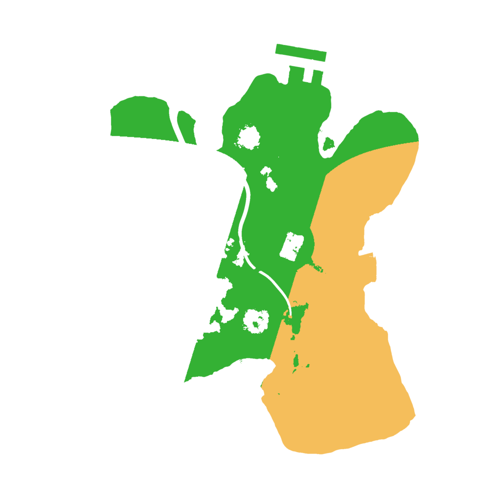 Biome Rust Map: Procedural Map, Size: 2000, Seed: 198401234