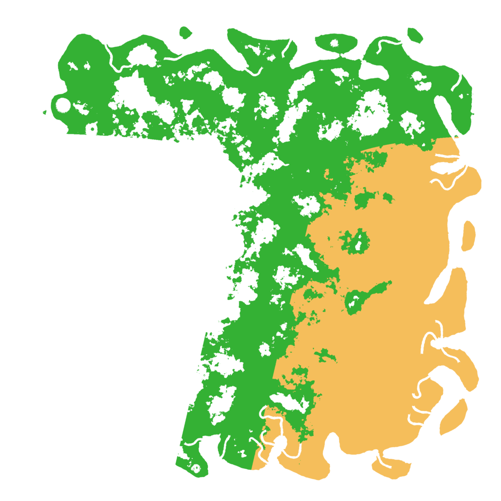 Biome Rust Map: Procedural Map, Size: 6000, Seed: 18916