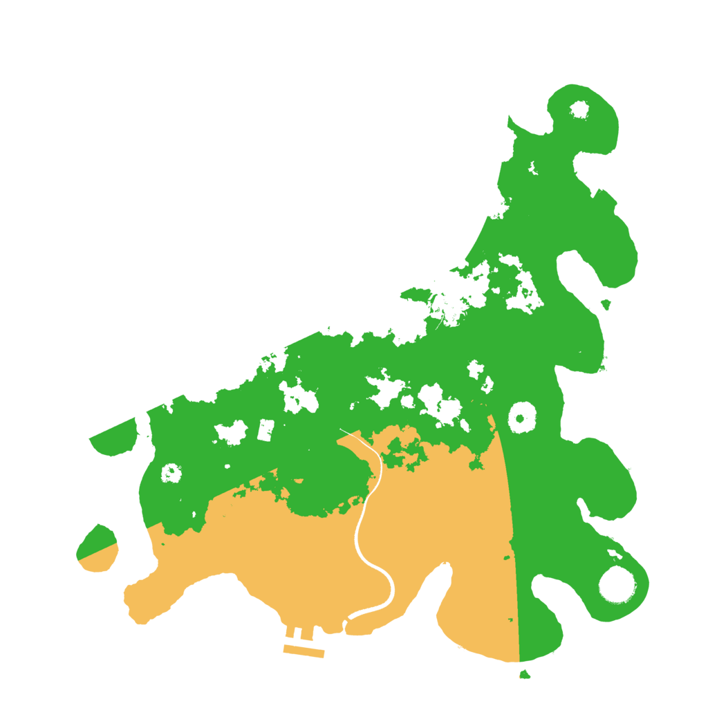 Biome Rust Map: Procedural Map, Size: 3500, Seed: 602981