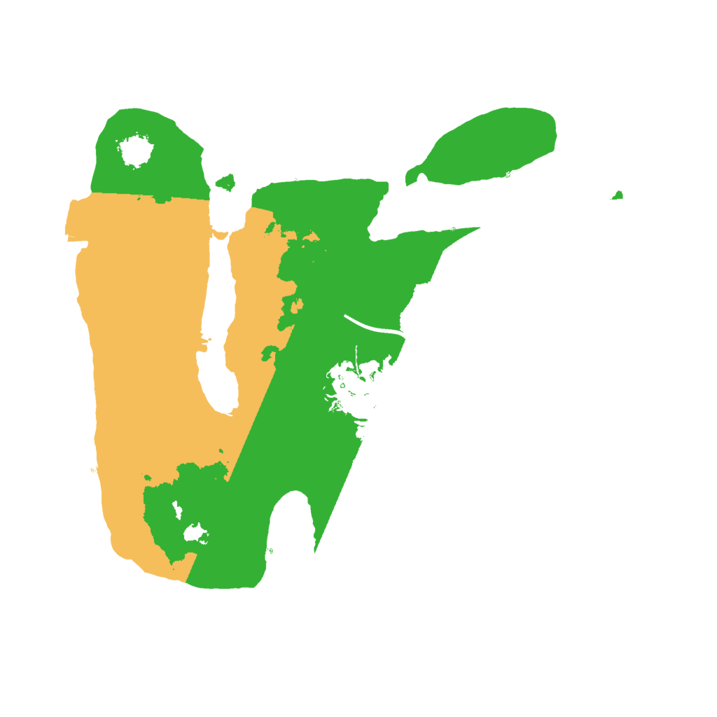 Biome Rust Map: Procedural Map, Size: 2000, Seed: 162847266