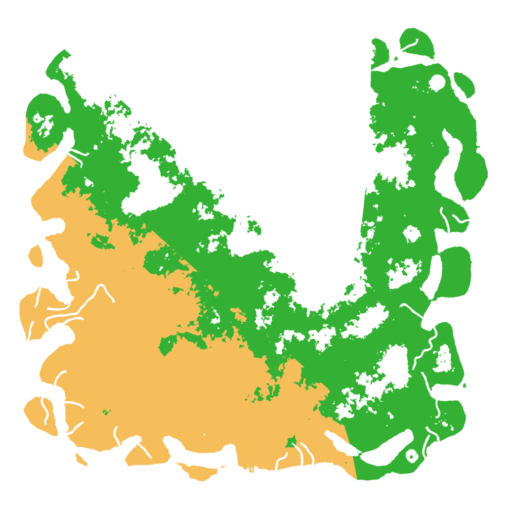 Biome Rust Map: Procedural Map, Size: 6000, Seed: 1438857098