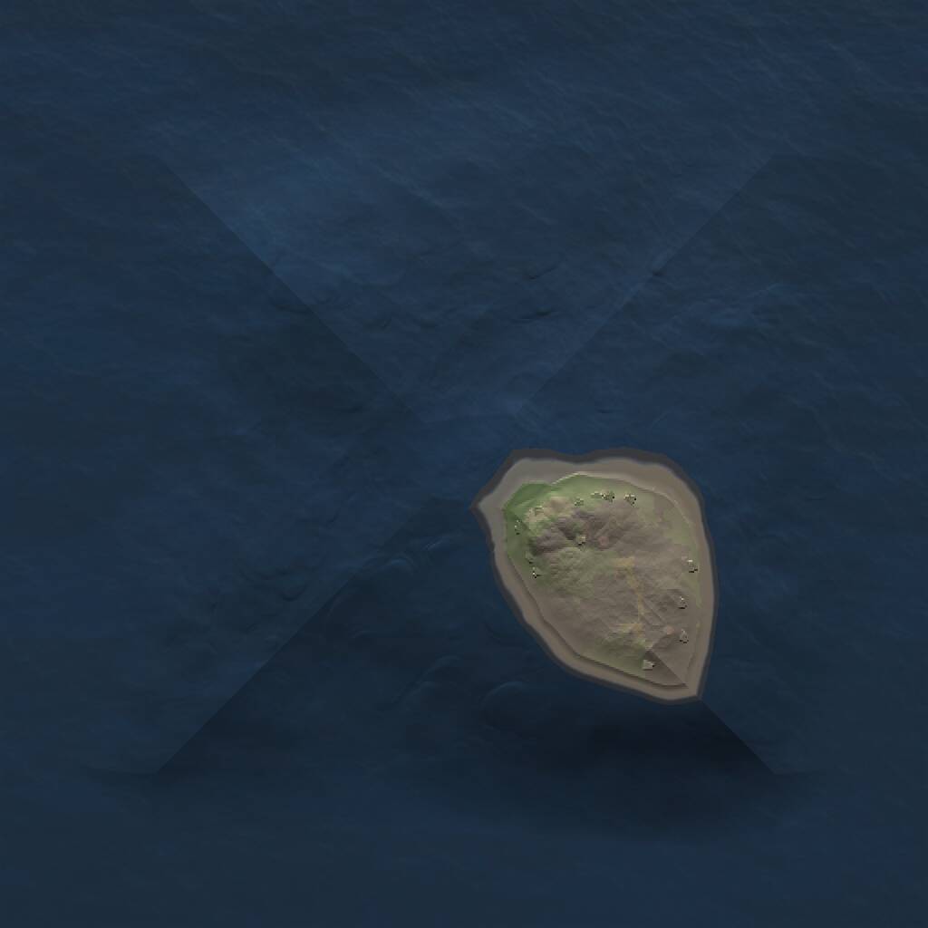 Rust Map: Procedural Map, Size: 1000, Seed: 74219, 1 Monuments