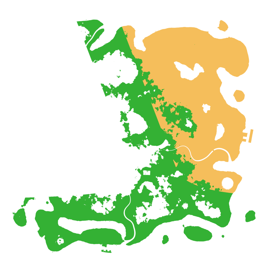 Biome Rust Map: Procedural Map, Size: 4050, Seed: 1920582869