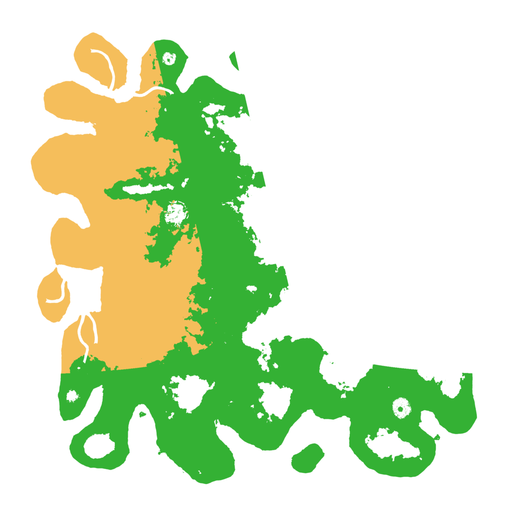 Biome Rust Map: Procedural Map, Size: 4000, Seed: 35253525