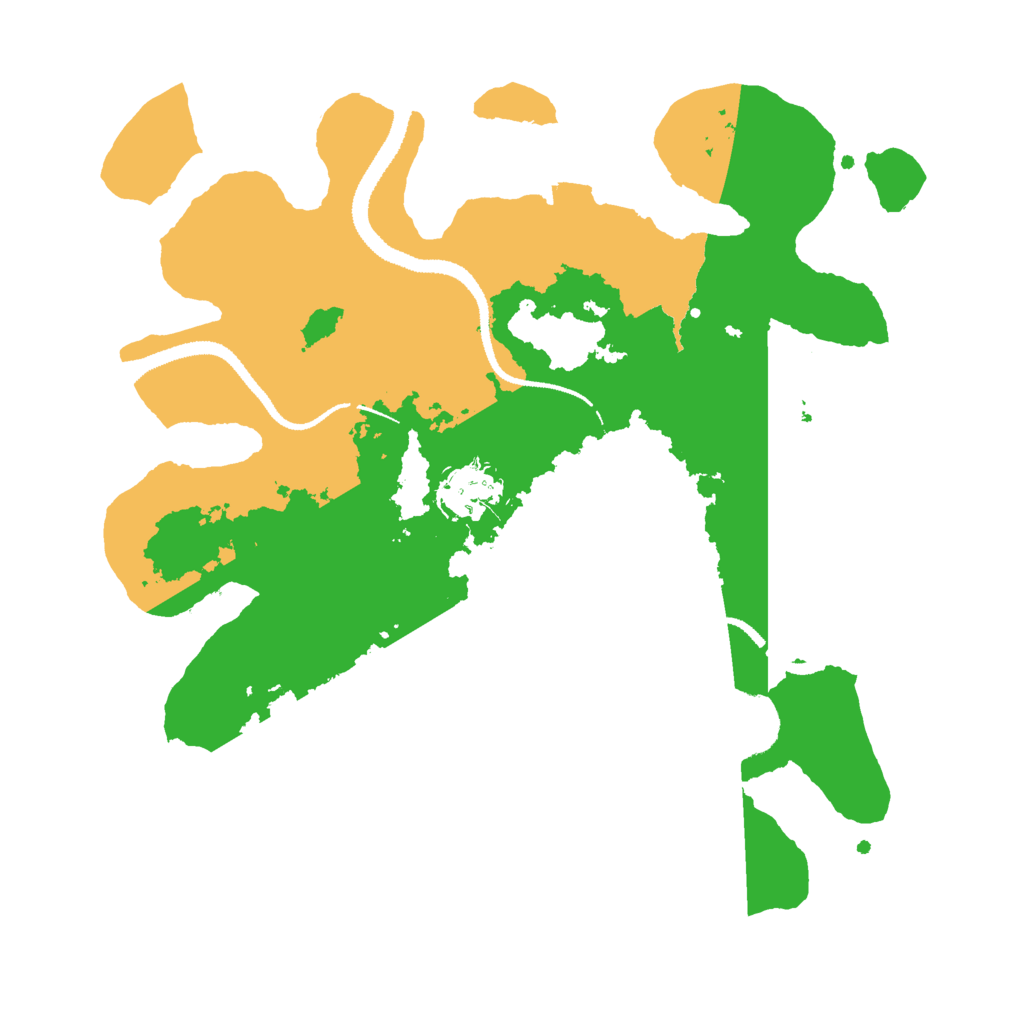 Biome Rust Map: Procedural Map, Size: 3000, Seed: 4935187