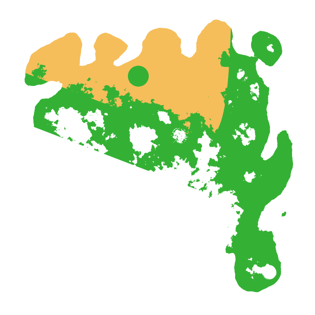 Biome Rust Map: Barren, Size: 4000, Seed: 33443601