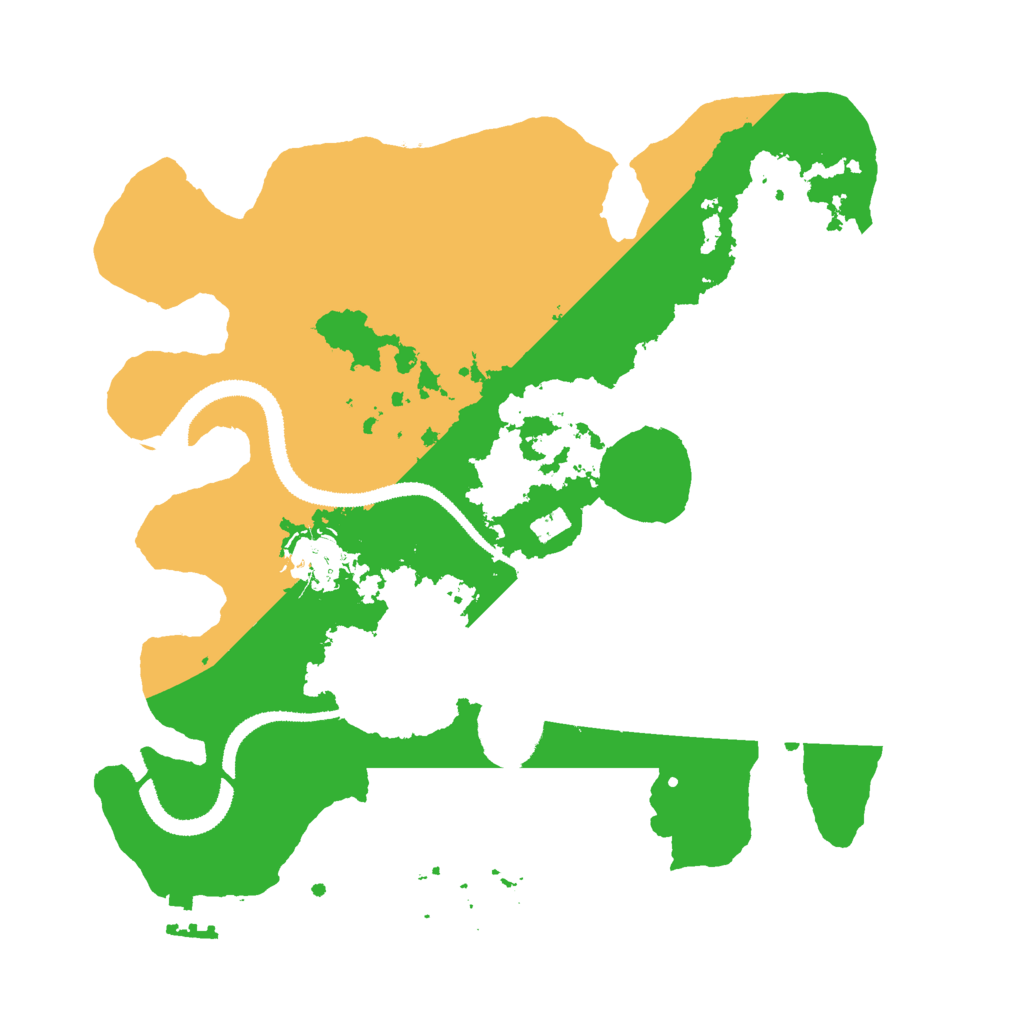 Biome Rust Map: Procedural Map, Size: 3000, Seed: 2134622266