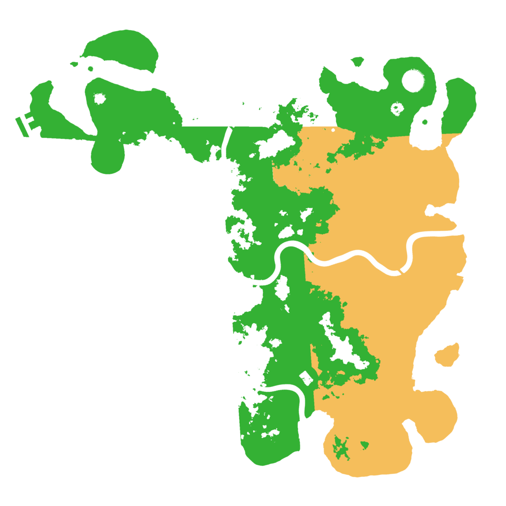 Biome Rust Map: Procedural Map, Size: 3988, Seed: 100