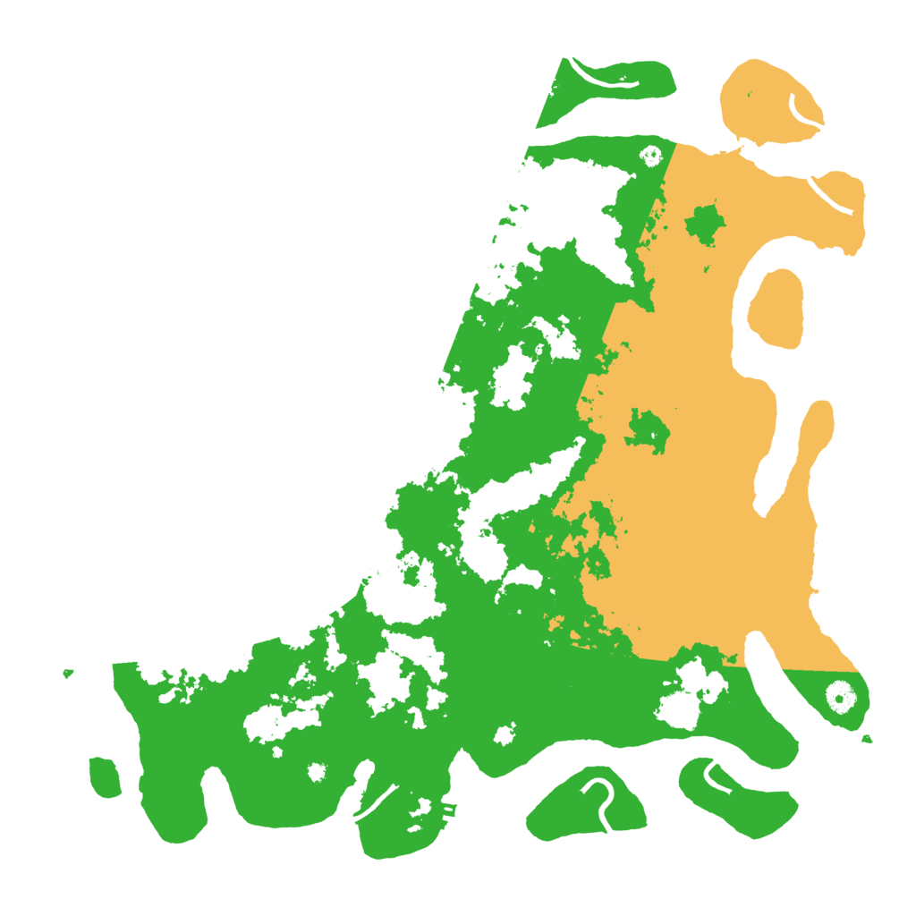 Biome Rust Map: Procedural Map, Size: 4500, Seed: 4288921