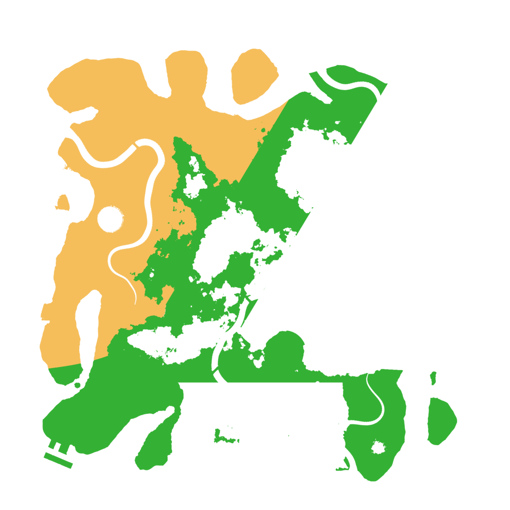Biome Rust Map: Procedural Map, Size: 3500, Seed: 938614804