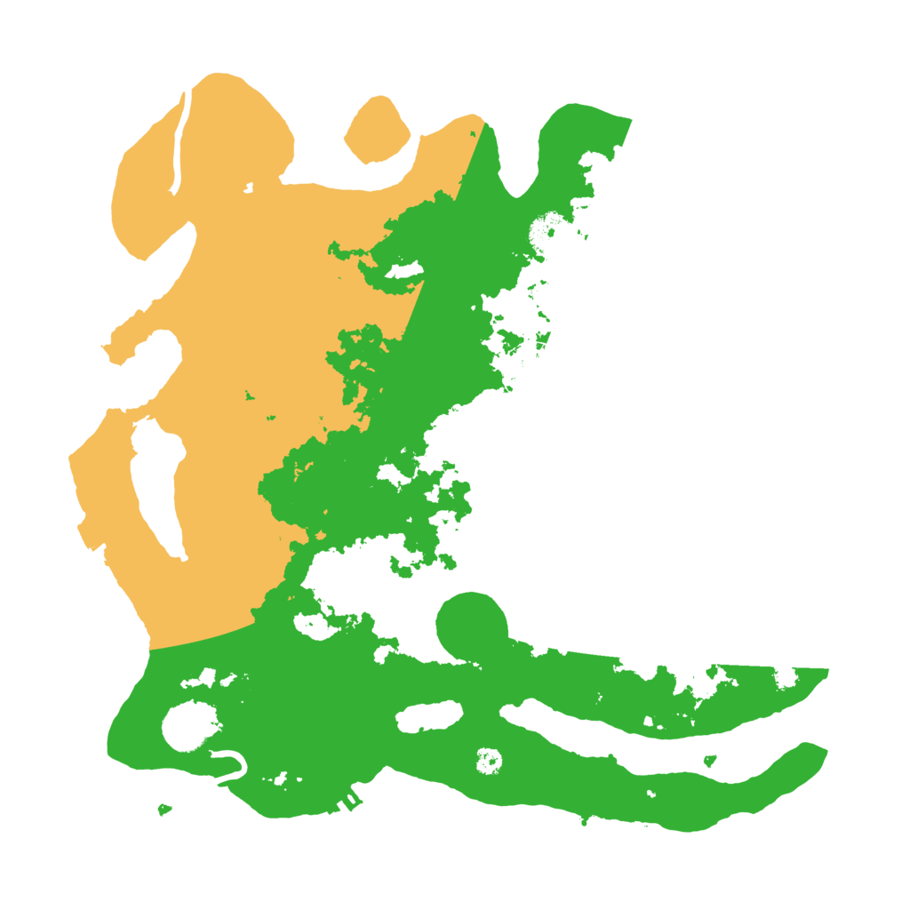 Biome Rust Map: Procedural Map, Size: 3500, Seed: 675435