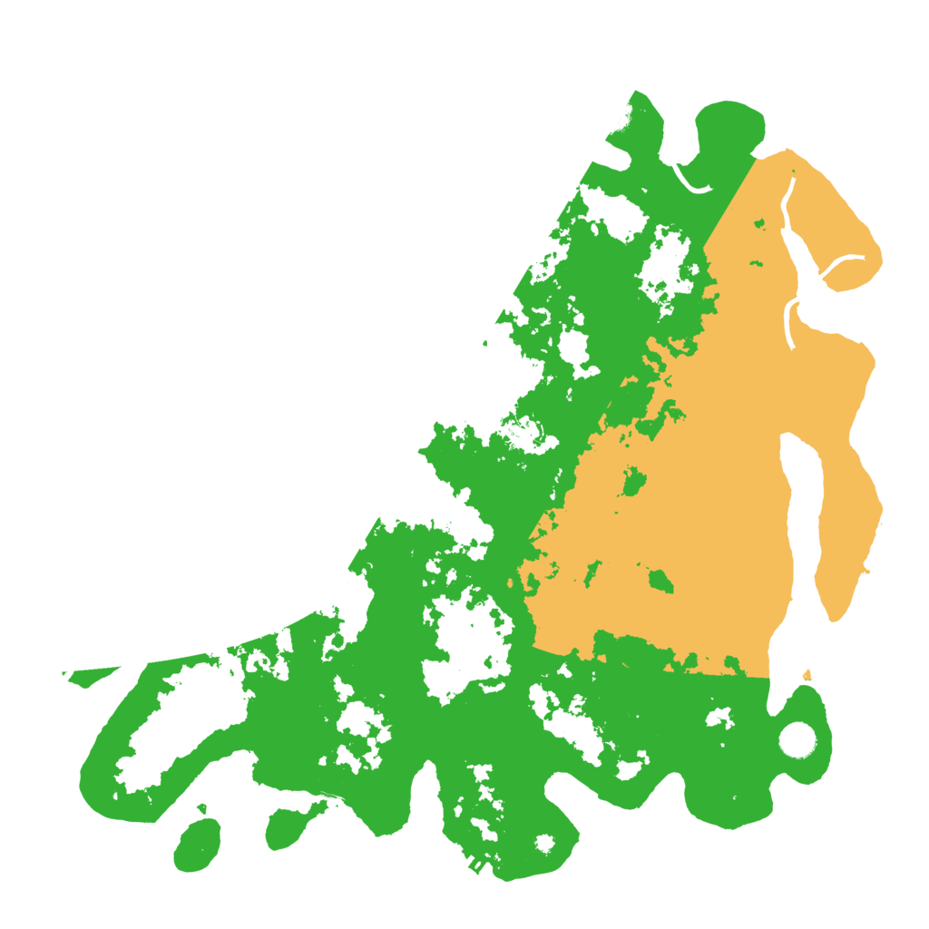 Biome Rust Map: Procedural Map, Size: 4500, Seed: 996332820