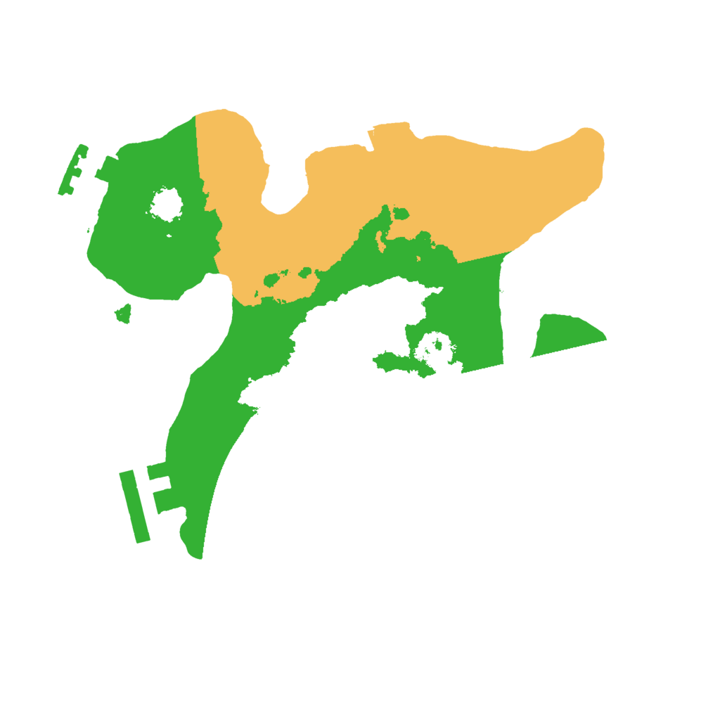 Biome Rust Map: Procedural Map, Size: 2000, Seed: 1517430272