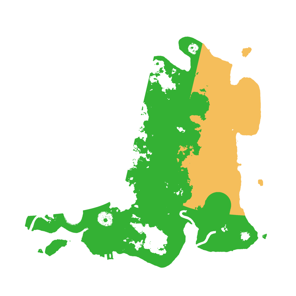 Biome Rust Map: Procedural Map, Size: 3000, Seed: 758335309