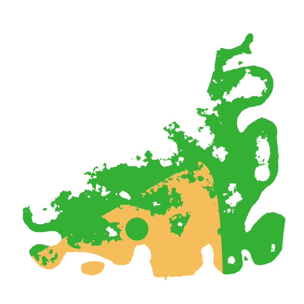 Biome Rust Map: Procedural Map, Size: 3500, Seed: 1239876454