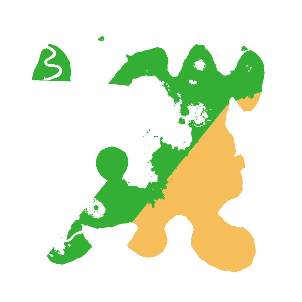 Biome Rust Map: Procedural Map, Size: 2500, Seed: 261389636