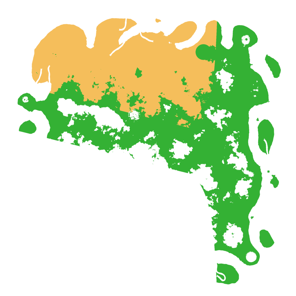 Biome Rust Map: Procedural Map, Size: 5000, Seed: 666444555