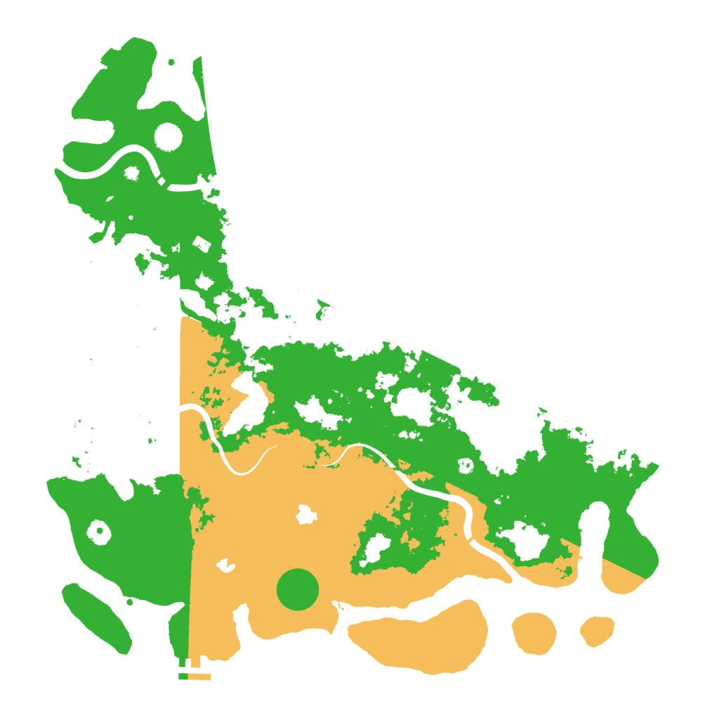 Biome Rust Map: Procedural Map, Size: 4500, Seed: 2054469281