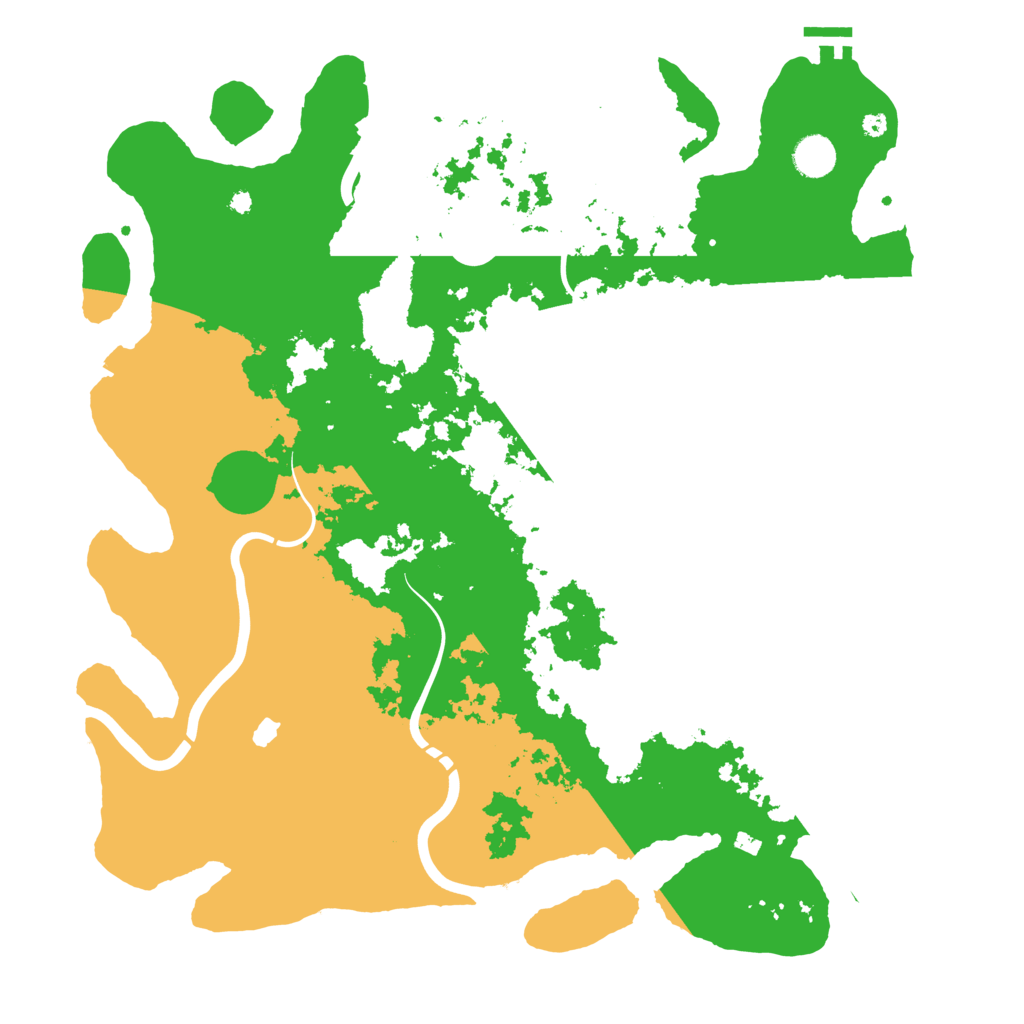Biome Rust Map: Procedural Map, Size: 4250, Seed: 9342123