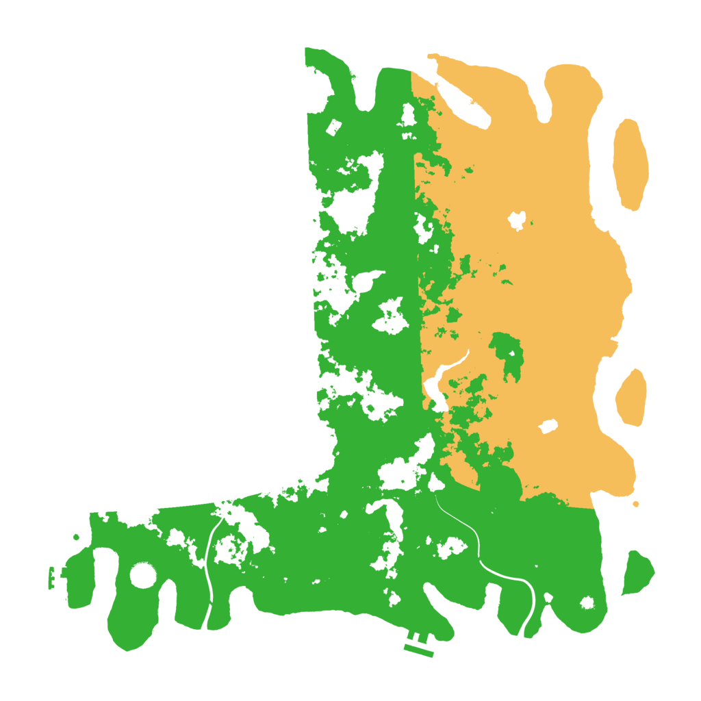Biome Rust Map: Procedural Map, Size: 4700, Seed: 678678322