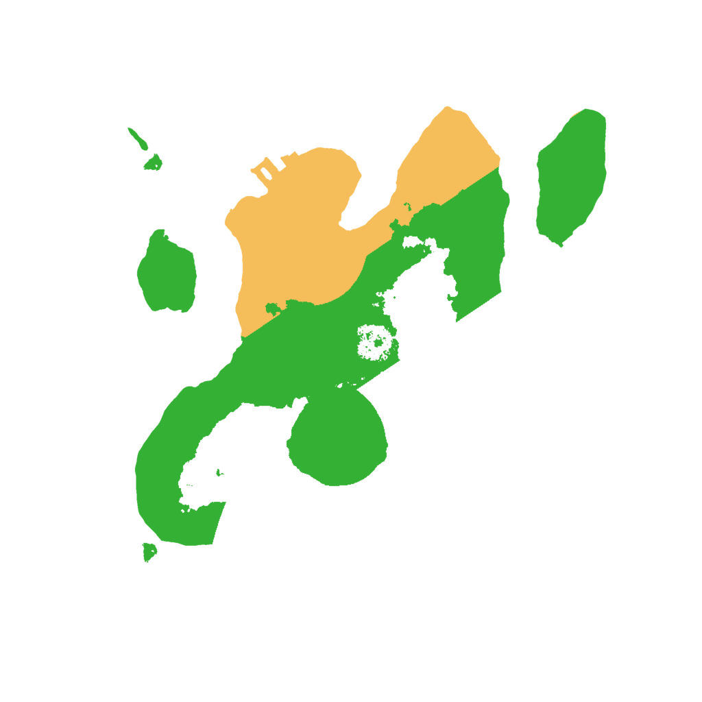 Biome Rust Map: Procedural Map, Size: 2000, Seed: 75781