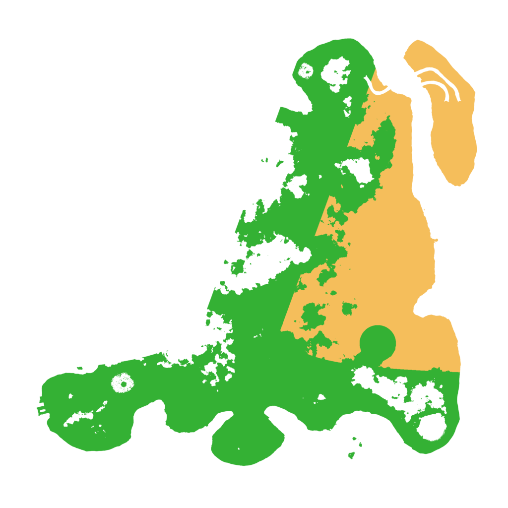 Biome Rust Map: Procedural Map, Size: 3700, Seed: 1697498574