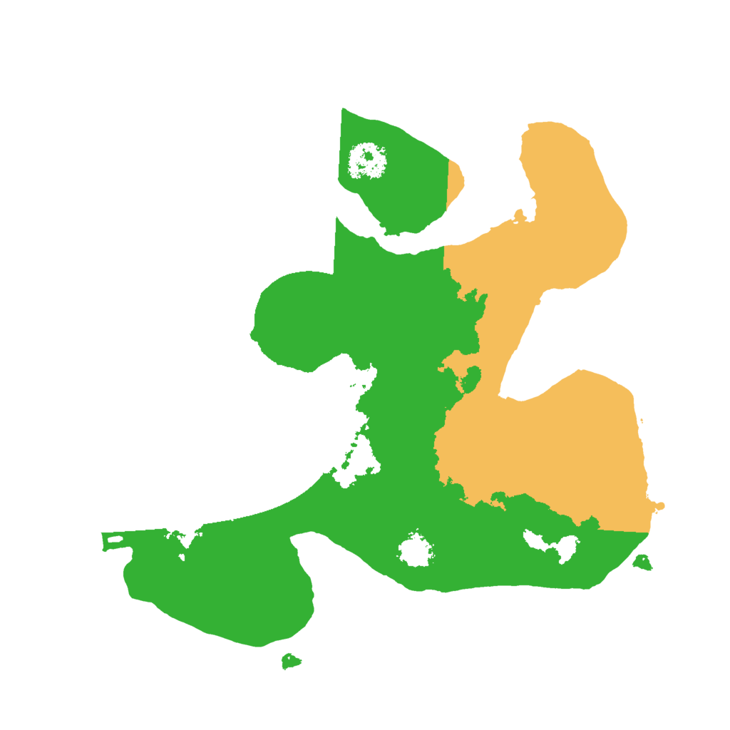 Biome Rust Map: Procedural Map, Size: 2000, Seed: 18274