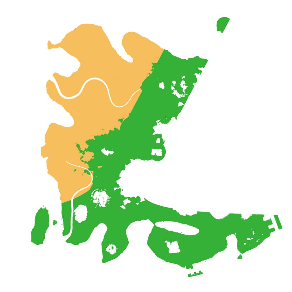 Biome Rust Map: Procedural Map, Size: 3000, Seed: 67477
