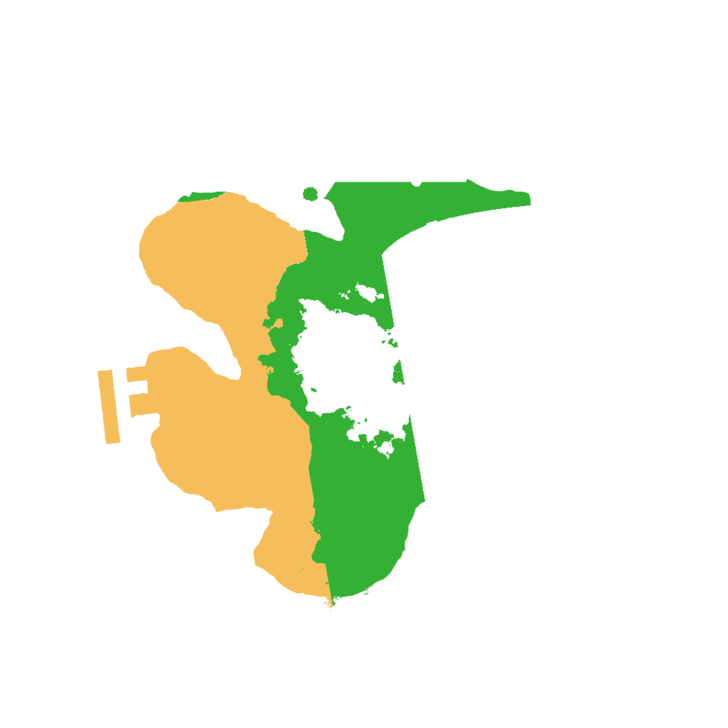 Biome Rust Map: Procedural Map, Size: 2000, Seed: 12520