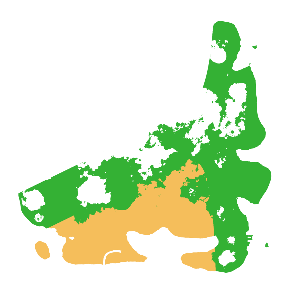 Biome Rust Map: Procedural Map, Size: 3500, Seed: 419175369