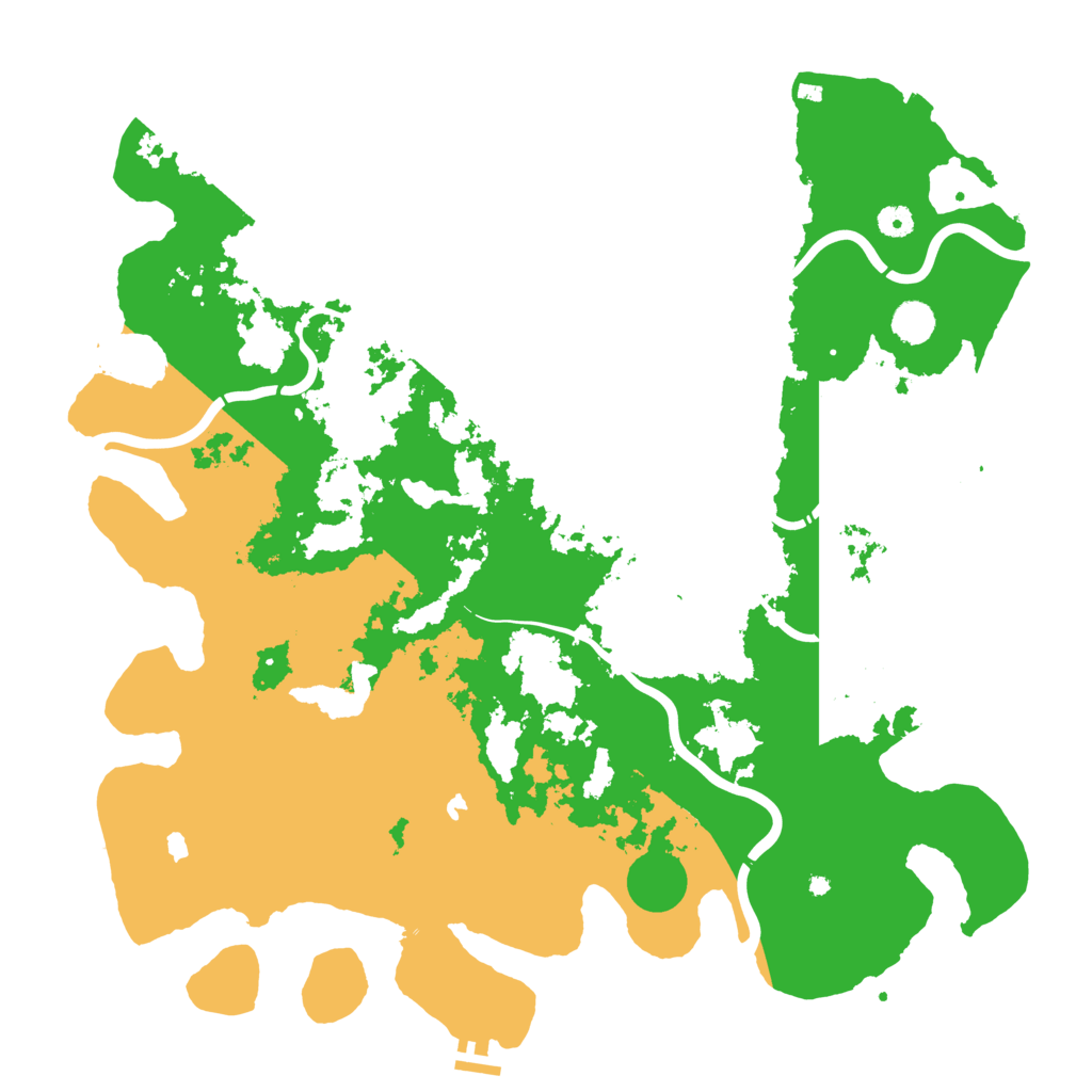 Biome Rust Map: Procedural Map, Size: 4800, Seed: 619709048