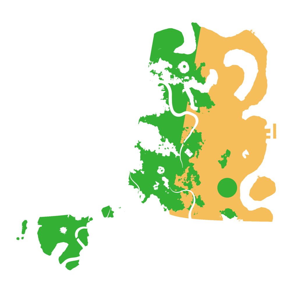 Biome Rust Map: Procedural Map, Size: 4000, Seed: 101010101