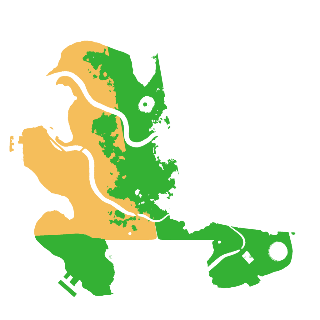 Biome Rust Map: Procedural Map, Size: 3000, Seed: 2041797020