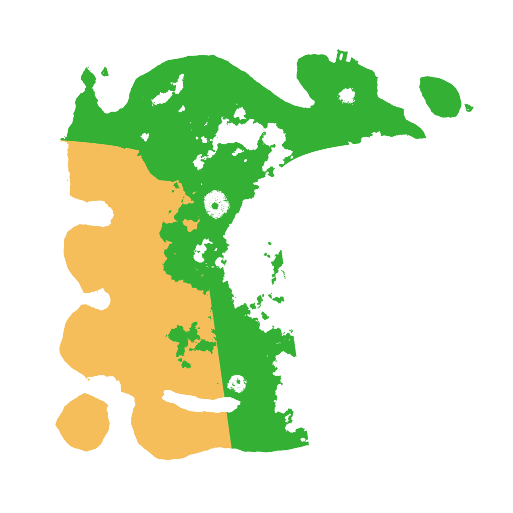 Biome Rust Map: Procedural Map, Size: 3000, Seed: 20230314