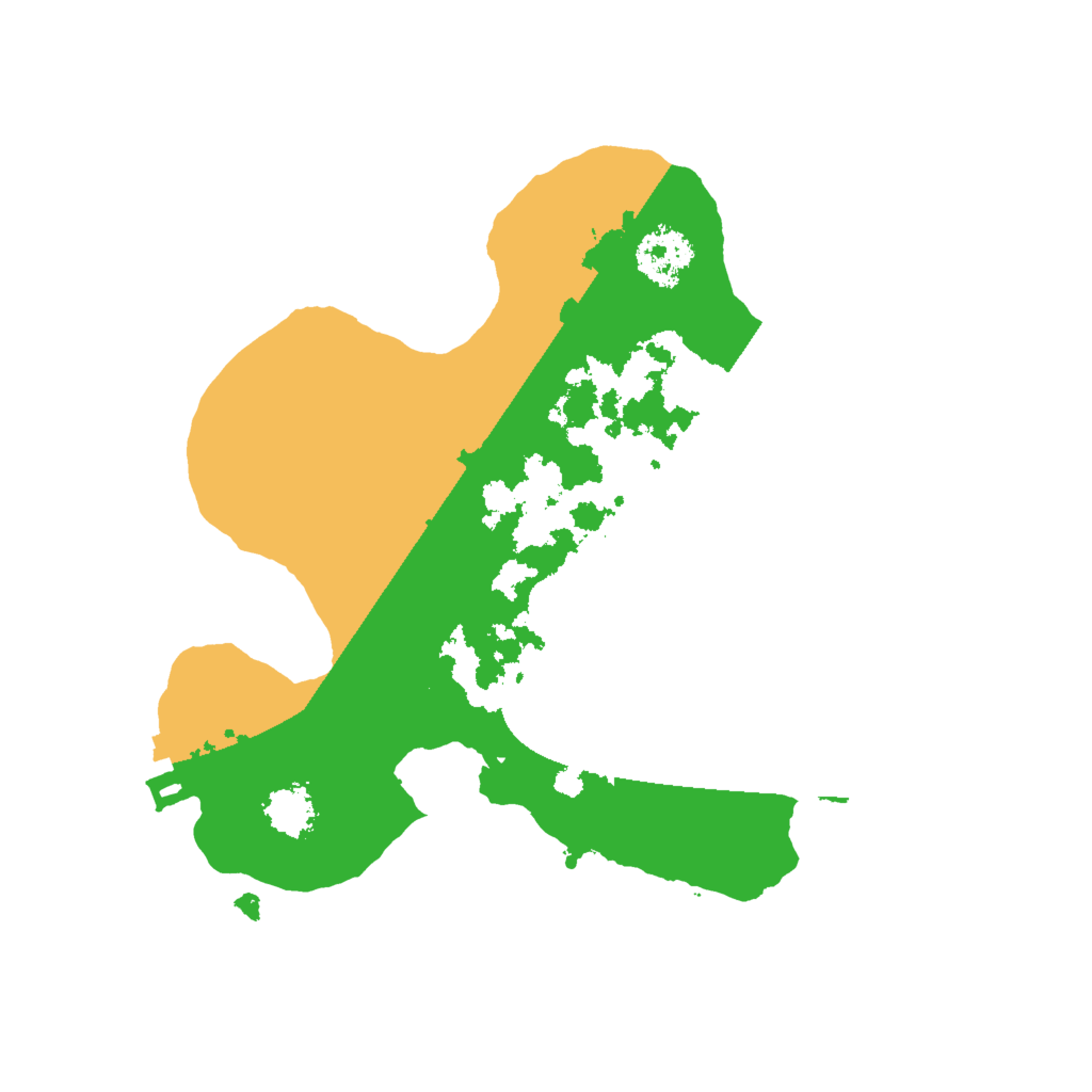 Biome Rust Map: Procedural Map, Size: 2000, Seed: 1028706133