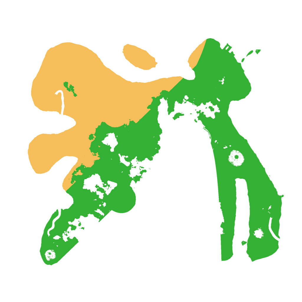 Biome Rust Map: Procedural Map, Size: 3000, Seed: 94601508