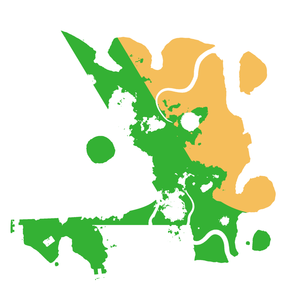 Biome Rust Map: Procedural Map, Size: 3000, Seed: 67618