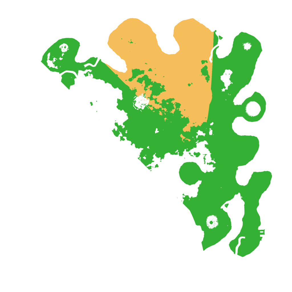 Biome Rust Map: Procedural Map, Size: 3500, Seed: 1607035207