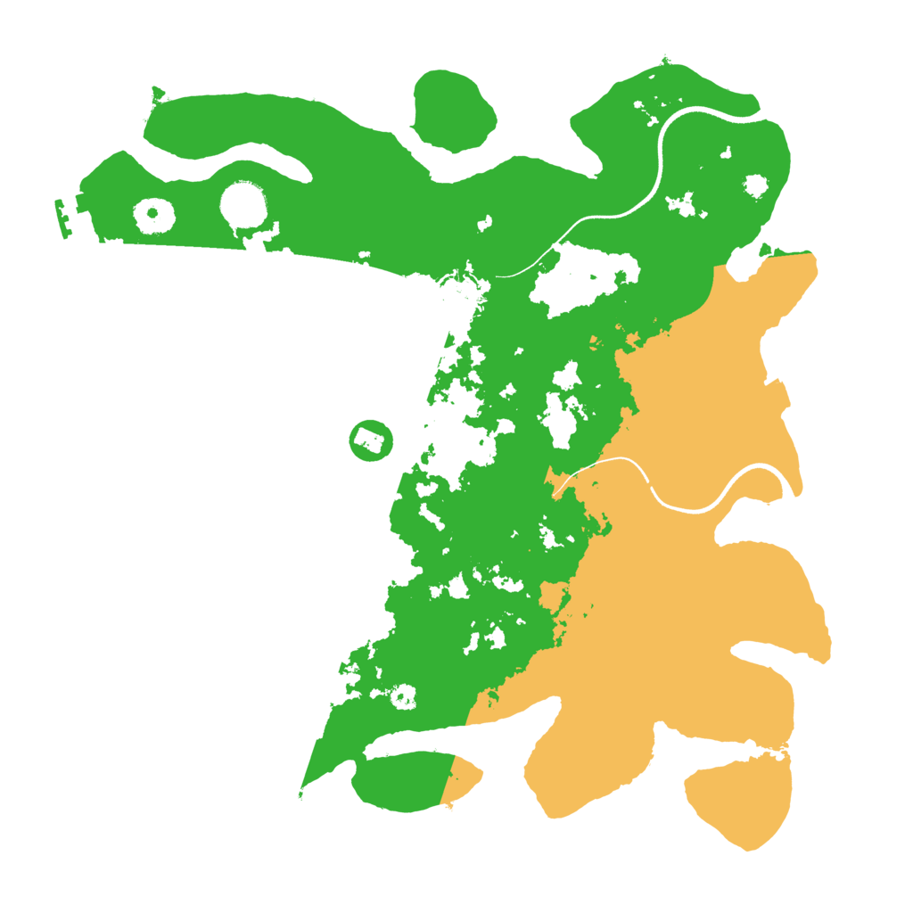 Biome Rust Map: Procedural Map, Size: 3500, Seed: 1634371252