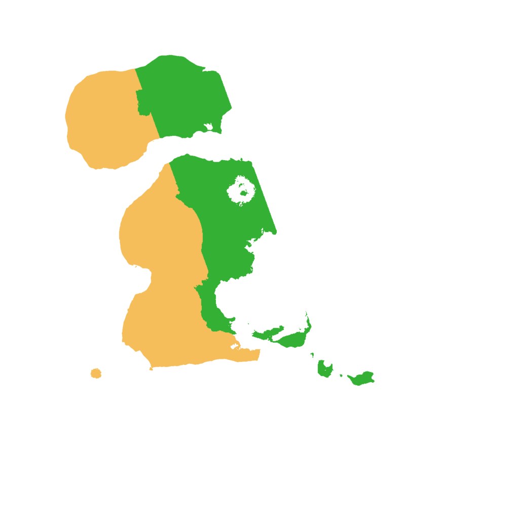 Biome Rust Map: Procedural Map, Size: 2000, Seed: 10016136