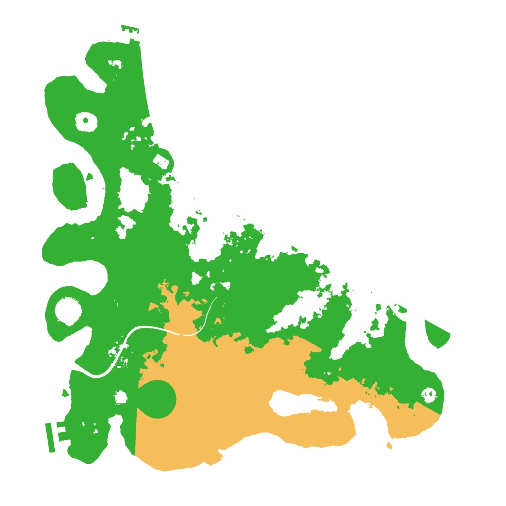 Biome Rust Map: Procedural Map, Size: 3500, Seed: 483768749