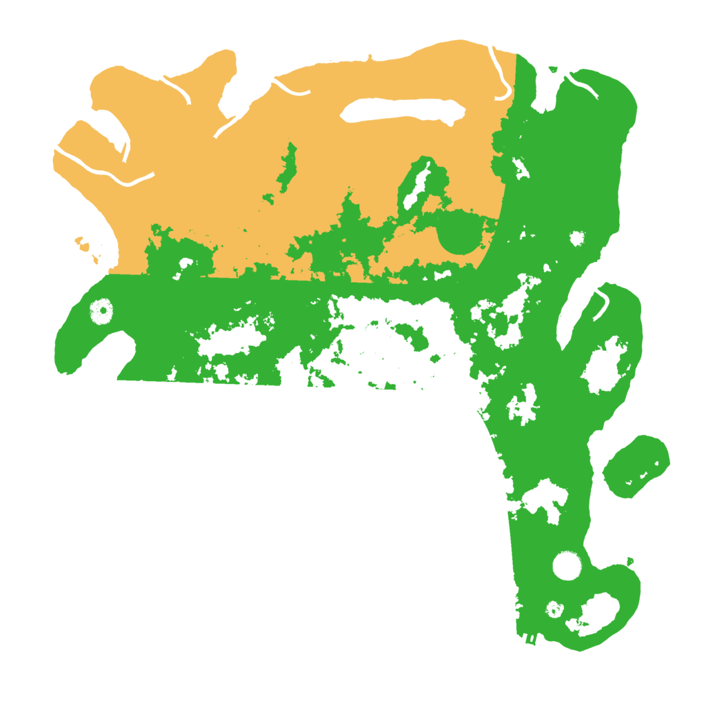 Biome Rust Map: Procedural Map, Size: 4300, Seed: 4321