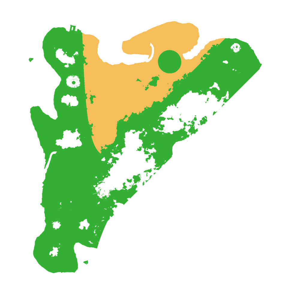 Biome Rust Map: Procedural Map, Size: 3500, Seed: 5172298