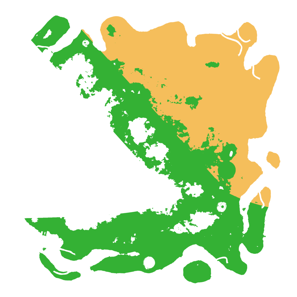 Biome Rust Map: Procedural Map, Size: 4500, Seed: 1595318324