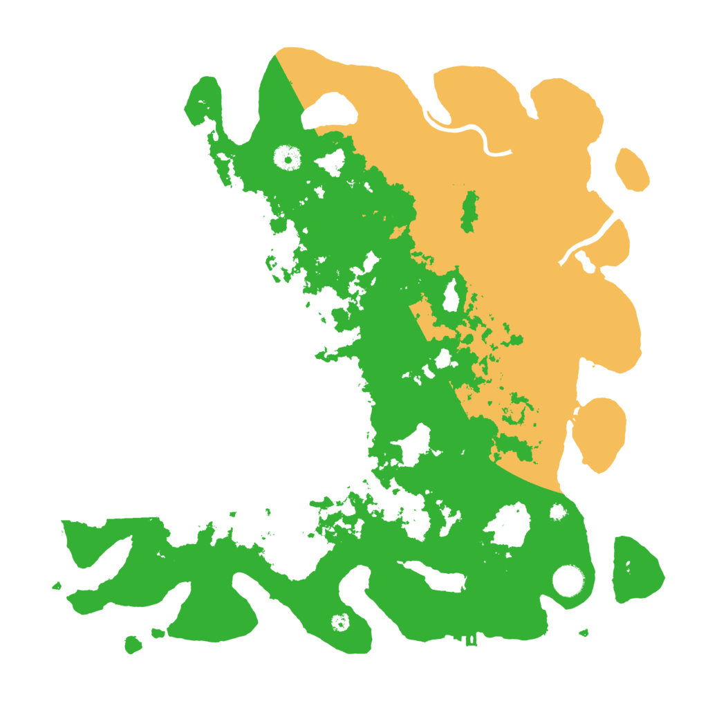 Biome Rust Map: Procedural Map, Size: 4000, Seed: 50607080