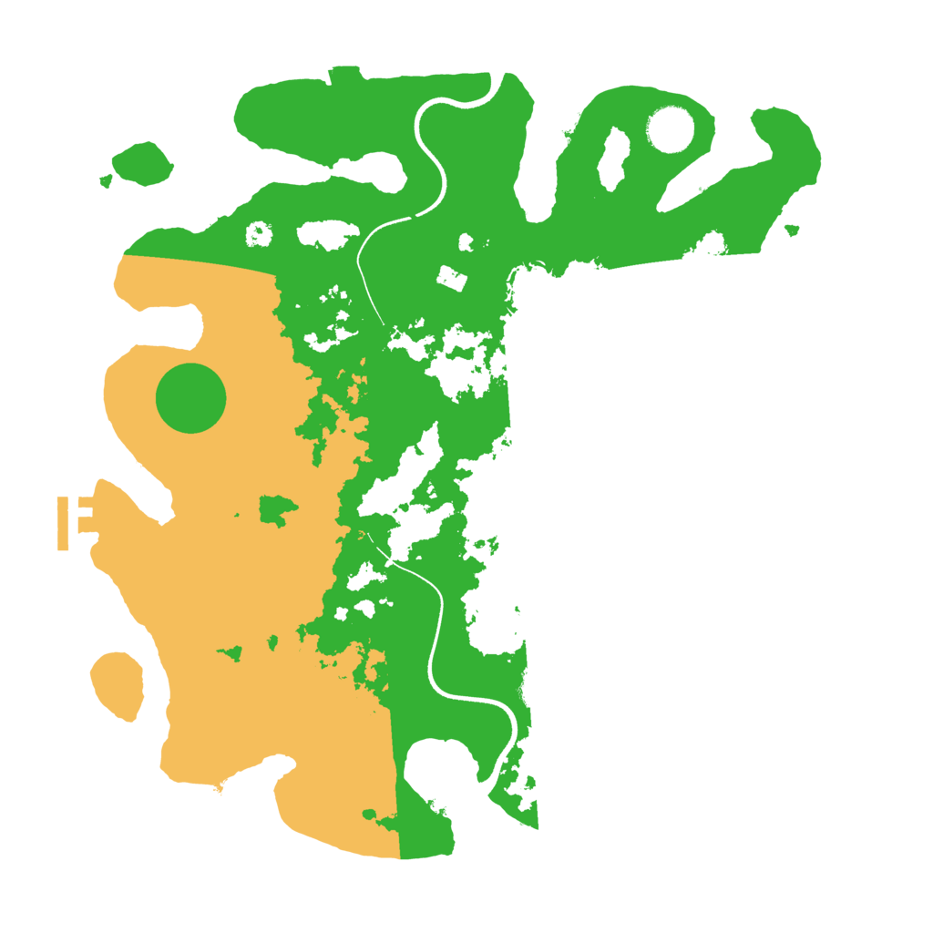 Biome Rust Map: Procedural Map, Size: 3500, Seed: 2011101487