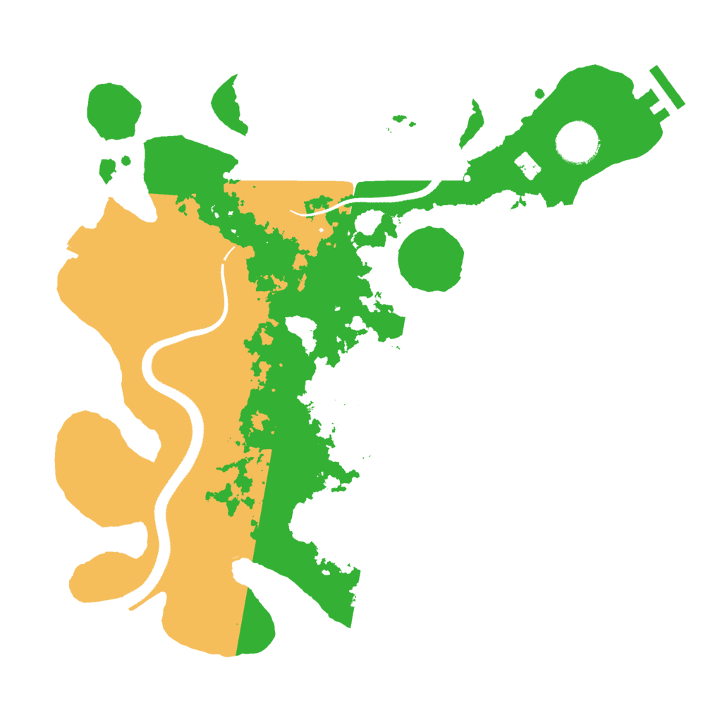 Biome Rust Map: Procedural Map, Size: 3000, Seed: 1159933443