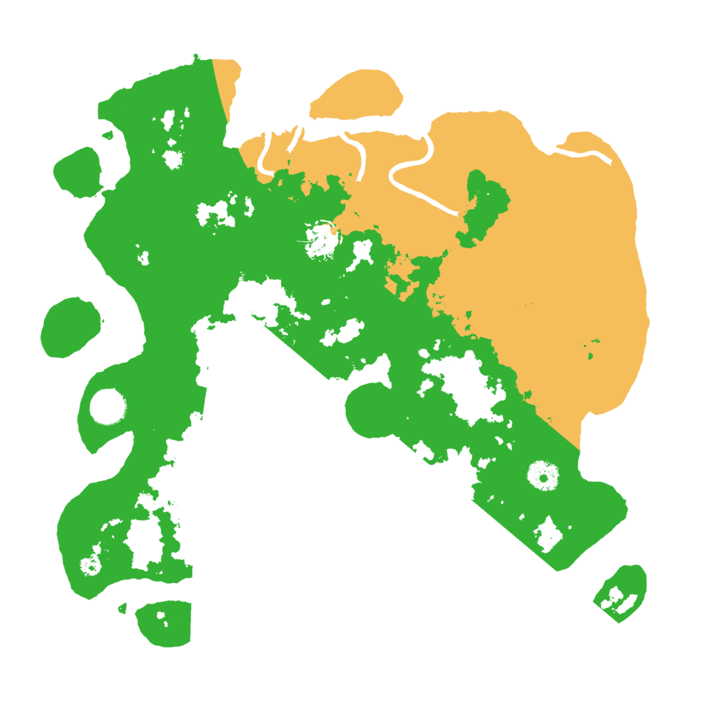 Biome Rust Map: Procedural Map, Size: 3500, Seed: 999143627