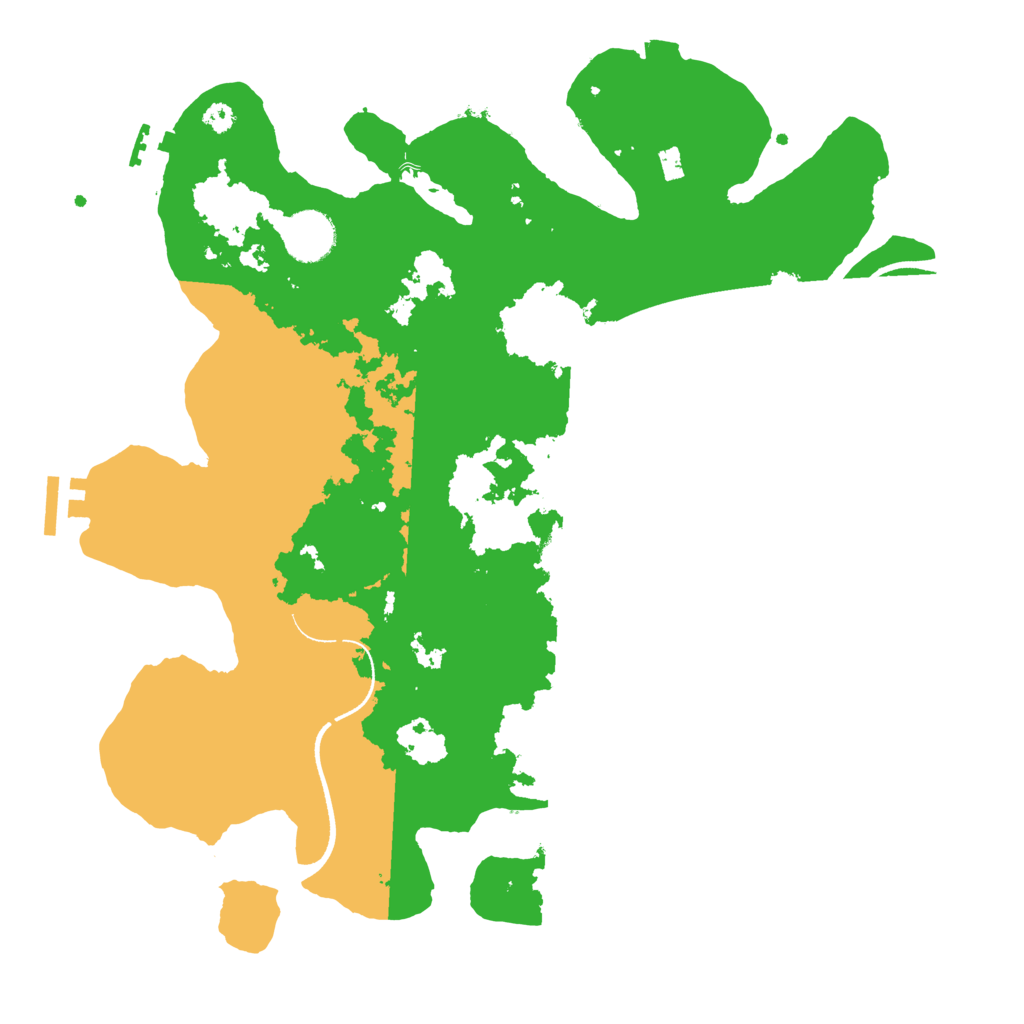 Biome Rust Map: Procedural Map, Size: 3500, Seed: 1699329960