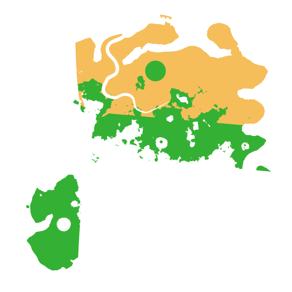 Biome Rust Map: Procedural Map, Size: 3750, Seed: 7070062